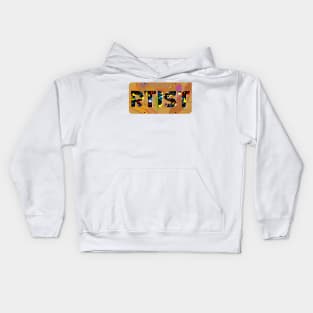 Artist “RTIST” License Plate Design Kids Hoodie